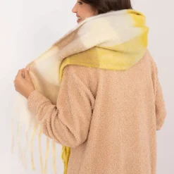 Wool Fashion suuri kaulahuivi keltainen