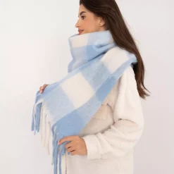 Wool Fashion suuri kaulahuivi vaaleansininen