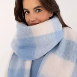 Wool Fashion suuri kaulahuivi vaaleansininen