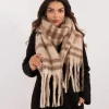 Wool Fashion suuri kaulahuivi ruskea