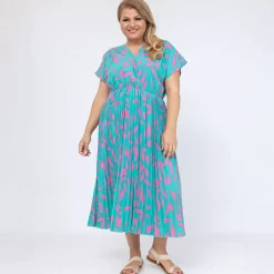 World Lilly mekko turkoosi-pinkki