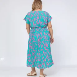 World Lilly mekko turkoosi-pinkki