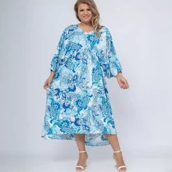 World Sanne paisleykuvioinen kimonomekko