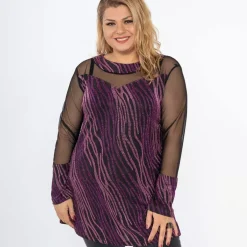 2W Paris Adele kimaltava paita magenta