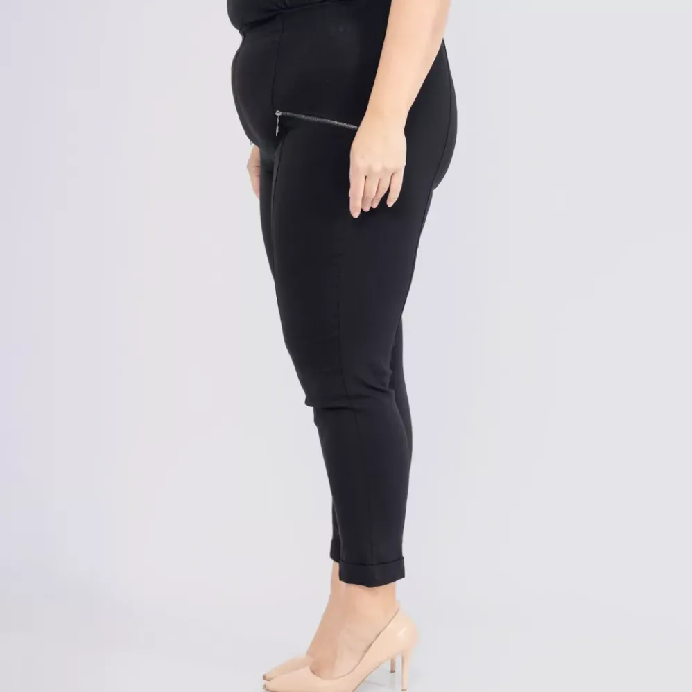 2W Paris Haya stretch-housut musta