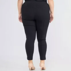2W Paris Haya stretch-housut musta