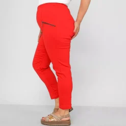 2W Paris Haya stretch-housut punainen
