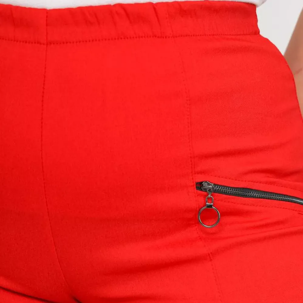 2W Paris Haya stretch-housut punainen