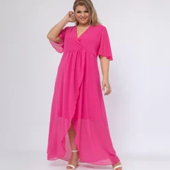 2W Paris Jenina sifonkimekko fuksia