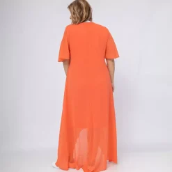 2W Paris Jenina sifonkimekko oranssi