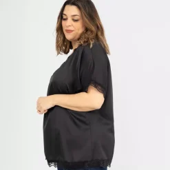 2W Paris Zina satiinipaita musta