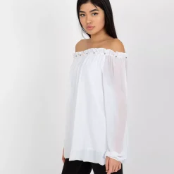 Yups Destiny off shoulder paita valkoinen